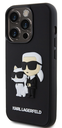 KARL LAGERFELD CARCASA K&C RUBBER 3D IPHONE 12/12 PRO NEGRO