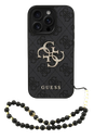 GUESS CARCASA 4G STRAP IPHONE 16 PRO MAX NEGRO