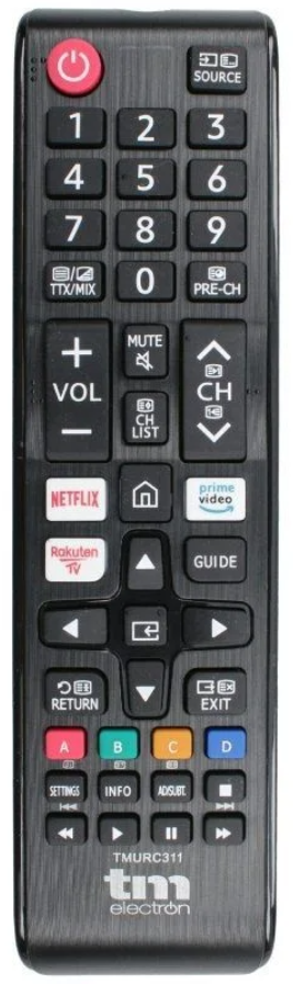 TM ELECTRON MANDO TV LG UNIVERSAL NEGRO