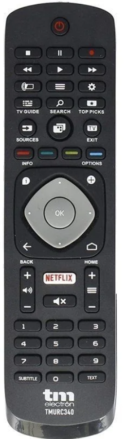 TM ELECTRON MANDO TV PHILIPS UNIVERSAL NEGRO