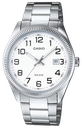 CASIO RELOJ LTP-1302D-7B ESFERA BLANCA CORREA ACERO