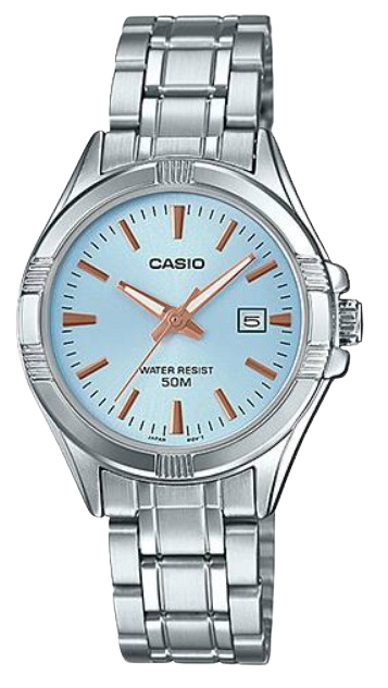 CASIO RELOJ LTP-1308D-2AVDF ESFERA TURQUESA / ACERO