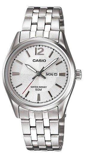 CASIO RELOJ LTP-1335D-7A ESFERA PLATEADA / ACERO