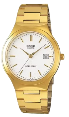 CASIO RELOJ MTP-1170N-7A ESFERA BLANCA / DORADO