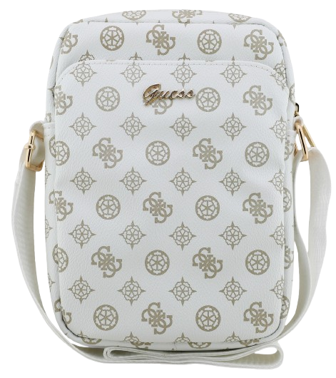 GUESS BANDOLERA 8" PEONY BLANCO