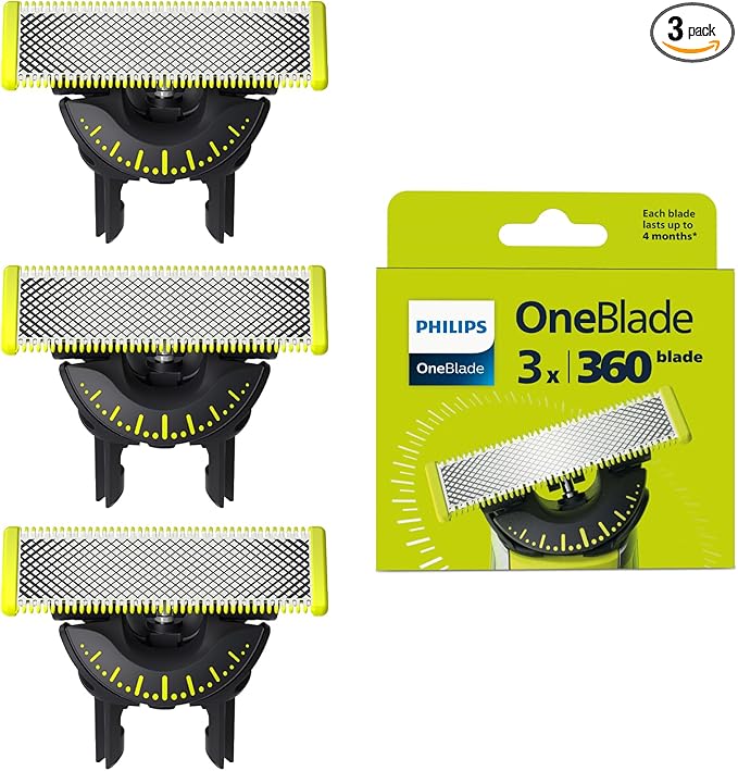 PHILIPS PACK 3 CUCHILLAS 360 GRADOS PHILIPS ONEBLADE QP430/60