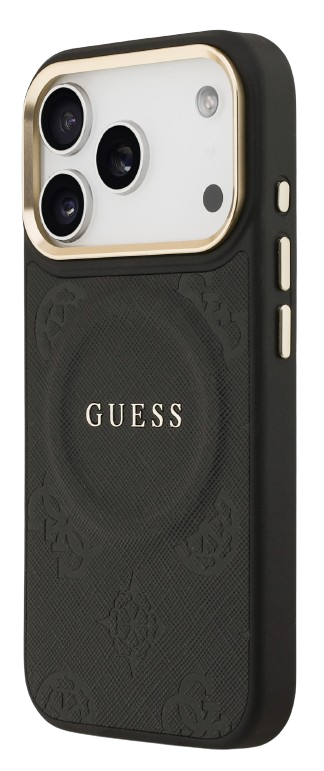 GUESS CARCASA MAGSAFE PEONY IPHONE 17 PRO NEGRO