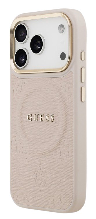 GUESS CARCASA MAGSAFE PEONY IPHONE 17 PRO MAX ROSA