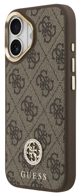 GUESS CARCASA MAGSAFE 4G STRASS IPHONE 17 MARRON