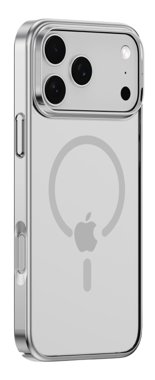 DEVIA CARCASA GLIMMER MAGNETIC IPHONE 17 PRO PLATA