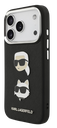 KARL LAGERFELD CARCASA GRAINED K&C HEADS IPHONE 17 PRO MAX NEGRO