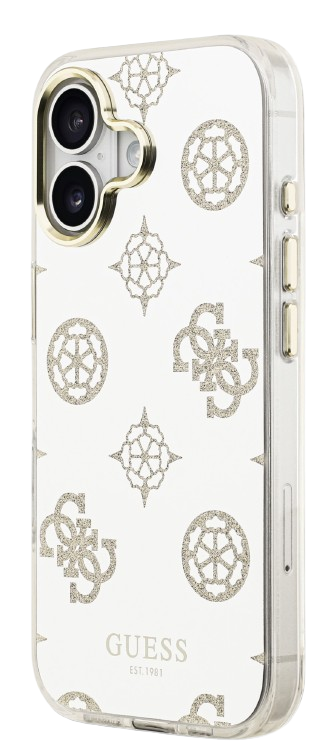 GUESS CARCASA MAGSAFE MIRROR GLITTER IPHONE 17 DORADO