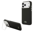 LACOSTE CARCASA MAGSAFE SOPORTE CAMARA IPHONE 17 PRO MAX NEGRO