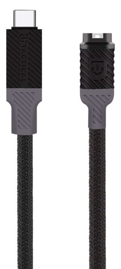 TACTICAL CABLE USBc REECE GARMIN FENIX 5/6/7 NEGRO