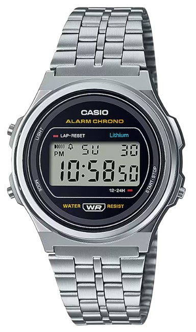 CASIO RELOJ A-171WE-1A PLATEADO