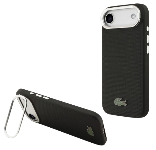 LACOSTE CARCASA MAGSAFE SOPORTE CAMARA IPHONE AIR NEGRO