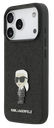 KARL LAGERFELD CARCASA IKONIK GLITTER PIN IPHONE 17 PRO
