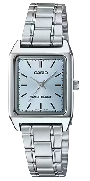 CASIO RELOJ LTP-V007D-2E ESFERA TURQUESA / PLATA
