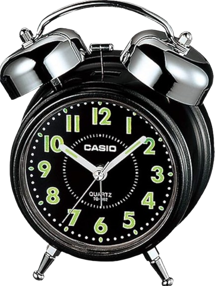 CASIO DESPERTADOR TQ-362-1A NEGRO