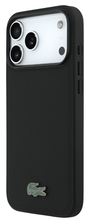 LACOSTE CARCASA MAGSAFE IPHONE 17 PRO MAX NEGRO