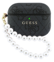 GUESS FUNDA PEARL STRAP 4G AIRPODS PRO 3 NEGRO