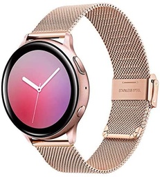 [DSTWBB22RG] DEVIA correa MILANESA SAMSUNG/ HUAWEI/ AMAZFIT ORO ROSA 22mm.