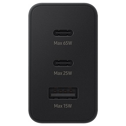 [EPT6530NBE] SAMSUNG CARGADOR TRIO 65w PD USB C x 2, USB A