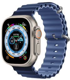 [DSTWBS6A40] DEVIA CORREA SILICONE TWO-TONE SPORT6 APPLE WATCH 38/40/41mm AZUL