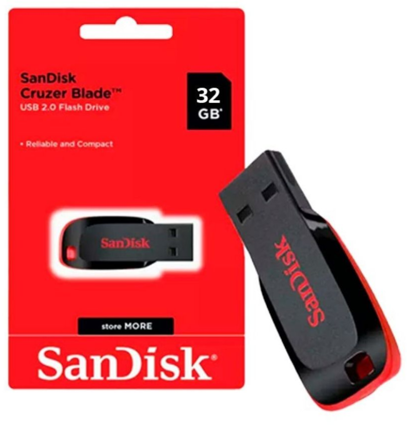 SANDISK PENDRIVE CRUZER BLADE 32GB