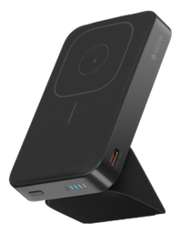 [DSTESSPD3N1B] DEVIA BATERIA AUXILIAR MAGNETICA CON SOPORTE 3 EN 1 10000mAh NEGRO