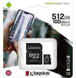 [SDCS2512GB] KINGSTON TARJETA MEMORIA MICROSD 512GB