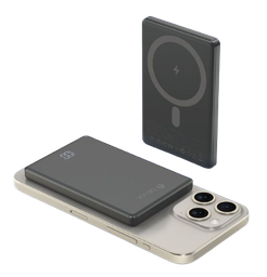 [DSTSSMPDM5G] DEVIA BATERIA AUXILIAR MAGSAFE MINI METAL 5000mAh GRIS