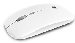 [SUBMODFLAT21] SUBBLIM RATON INALAMBRICO DUAL FLAT 1600DPI RECARGABLE BLANCO