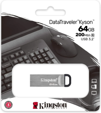 KINGSTON PENDRIVE KYSON 64GB USB 3.2