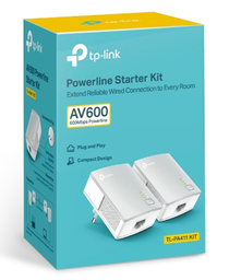 [TLPA411KIT] TP-LINK POWERLINE STARTER KIT AV600