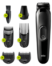 [MGK3225] BRAUN CORTABARBAS MGK3225 CON BATERIA 6 ACCESORIOS