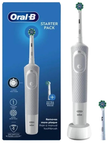 BRAUN CEPILLO DE DIENTES ORAL-B VITALITY + 1 RECAMBIO BLANCO