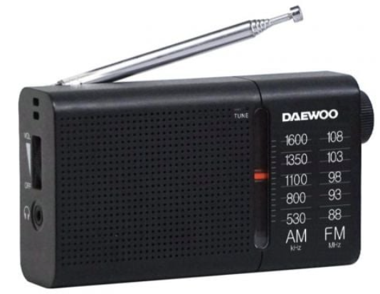 DAEWOO RADIO PORTATIL DW1119 NEGRO