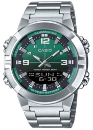 [AMW870DA3A] CASIO RELOJ AMW-870DA-3A PLATA / VERDE