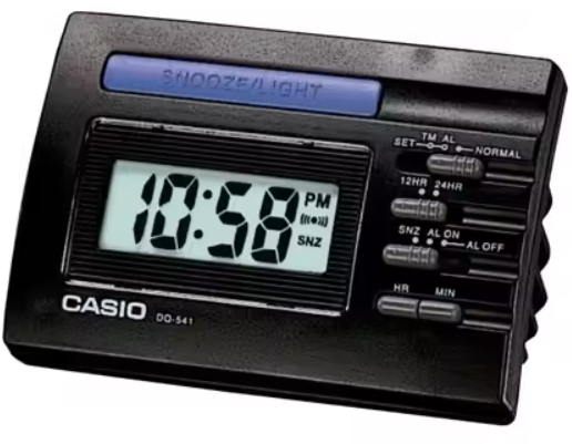 CASIO DESPERTADOR DQ-541-1R NEGRO