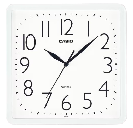 CASIO RELOJ DE PARED IQ-06-7D BLANCO